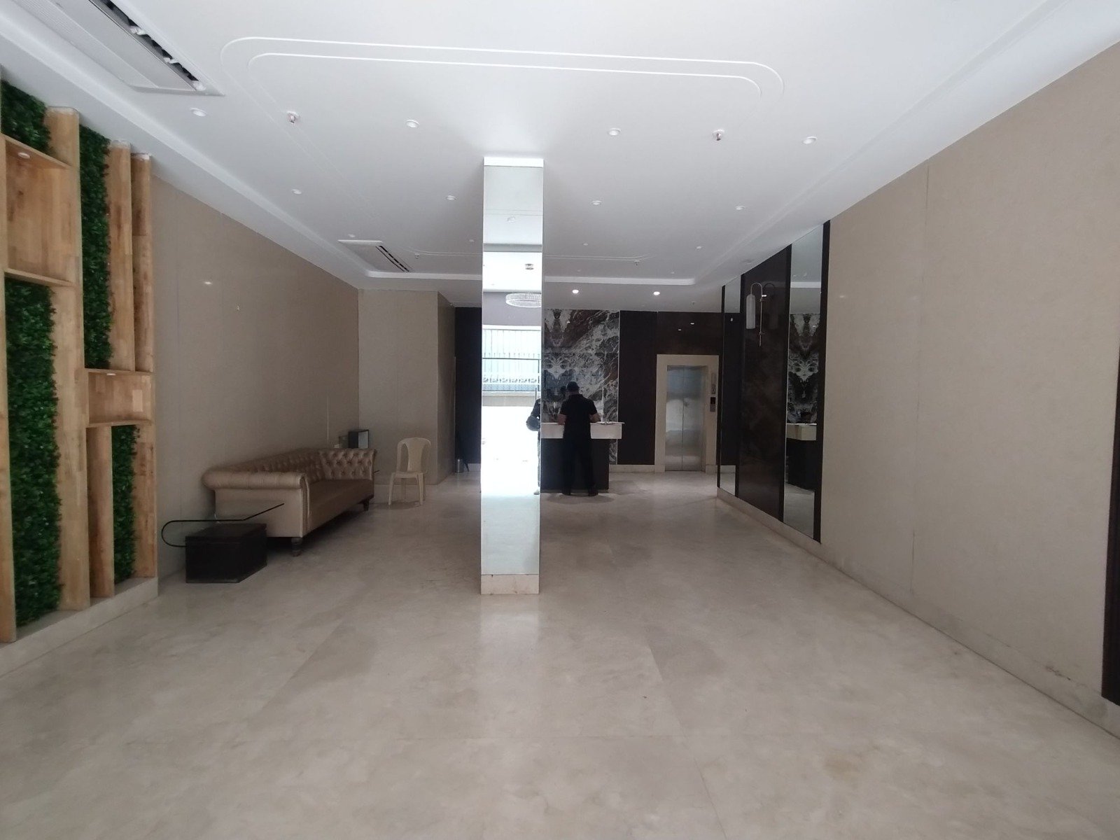 Granite and marble installation detail