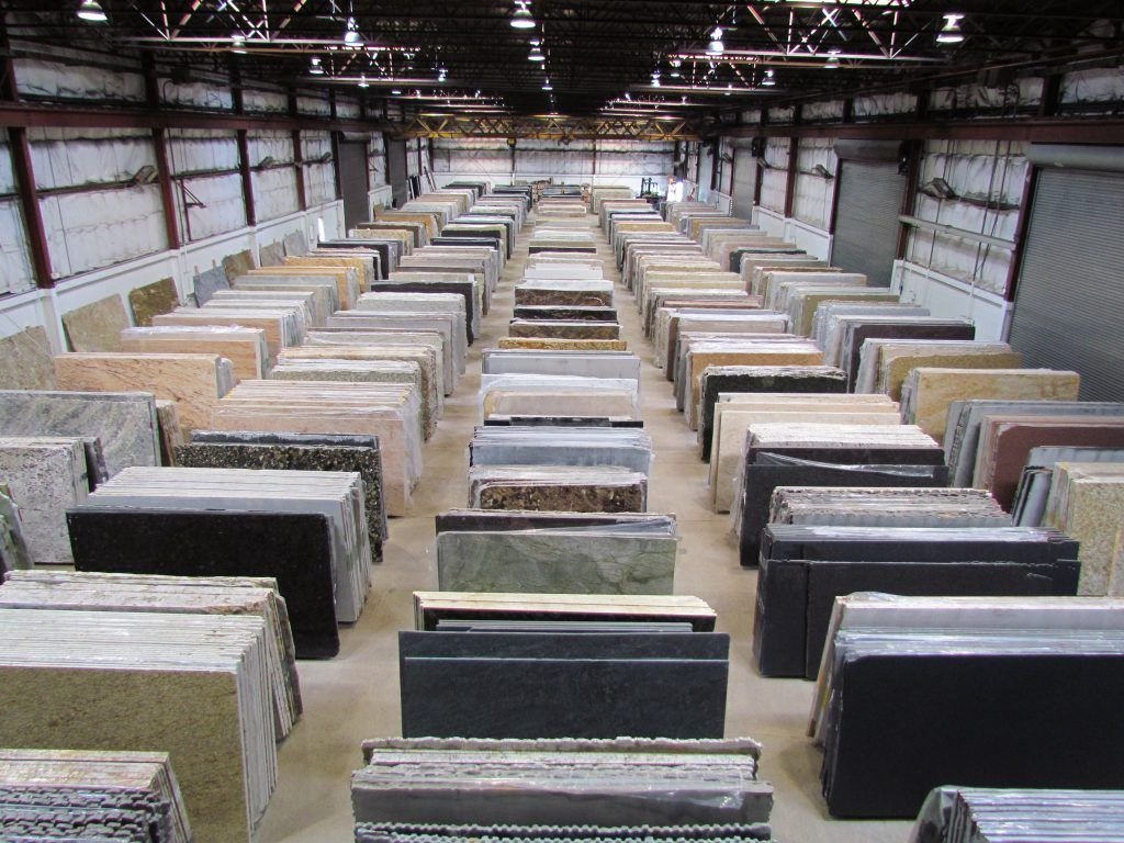 Marble and granite laying work