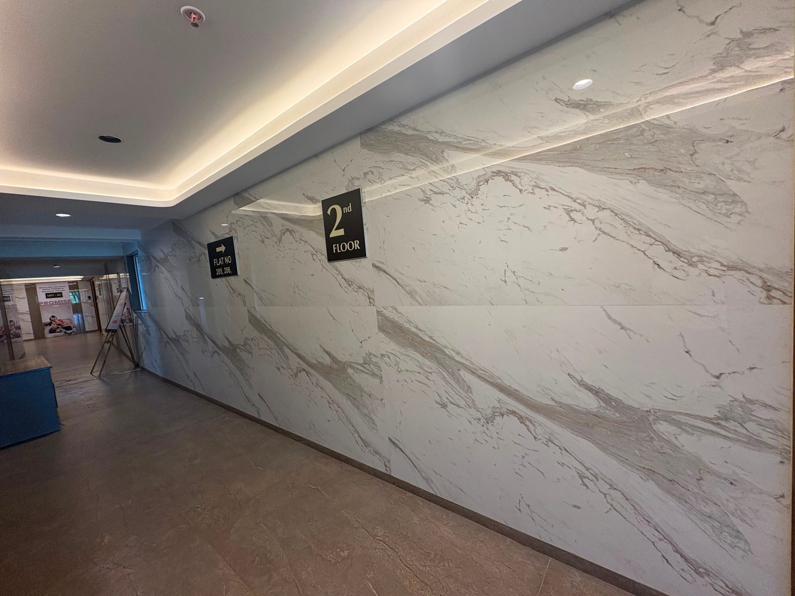 Wall tile fixing detail